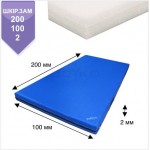 Мат Boyko Sport BS - Спортивний в чохлі з вінілісшкіри, синій,наповнювач ППЄ хімічно спінений,100х200х2см