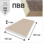 Мат BS - під покриття, пінополіуретан вторинна спінення продубльованій джутові тканини р.4 * 100 * 200см. "