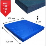 Мат BS - Спортивний в чохлі під шведські сходи, ПВХ, синій, ППЄ хім.зшітій, 100х100х5см "