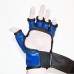 Перчатки Boyko Sport BS "SAMBO" с открытыми пальцами, кожа композиционная, синяя L