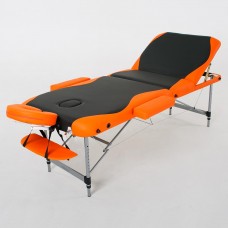 Массажный стол RelaxLine King FMA3051L-1.2.3 черно-оранжевый
