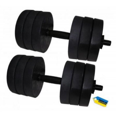 Гантели наборные Newt Rock 2 шт по 15 кг NE-K-400-015-2