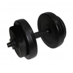 Гантель наборная в пластиковой оболочке 1 шт на 8 кг Newt Rock Pro