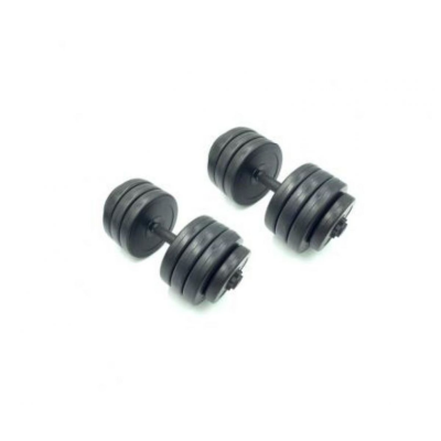 Гантели наборные композитные в пластиковой оболочке 2 шт по 19 кг Newt Rock Pro NE-PL-G-019-2