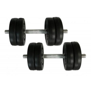 Набор гантелей в пластиковой оболочке 2 шт по 6 кг Newt Rock Pro-R