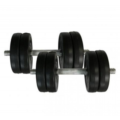 Гантели наборные композитные в пластиковой оболочке 2 шт по 11,5 кг Newt Rock Pro-R NE-PL-R-011-2