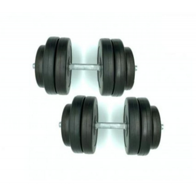 Гантели наборные композитные в пластиковой оболочке 2 шт по 14,5 кг Newt Rock Pro-R NE-PL-R-014