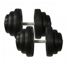 Гантели композитные в пластике 2 шт по 19,5 кг Newt Rock Pro-R