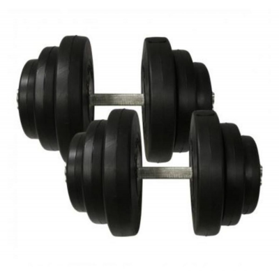 Гантели наборные композитные в пластике 2 шт по 19,5 кг Newt Rock Pro-R NE-PL-R-019-2