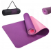 Коврик для фитнеса (йога-мат) с чехлом Newt TPE GR 6 мм фиолетово-розовый NE-4-15-2-VP