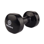 Гантель вінілова Stein 9.0 кг/шт/чорна