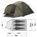 Палатка туристическая Easy Camp Quasar 300 Rustic Green (120395)