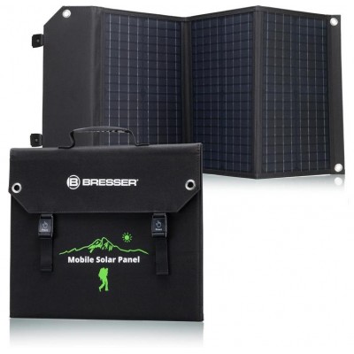 Портативний зарядний пристрій для сонячної панелі Bresser Mobile Solar Charger 60 Watt USB DC (3810050)