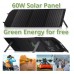 Портативний зарядний пристрій для сонячної панелі Bresser Mobile Solar Charger 60 Watt USB DC (3810050)