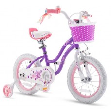 Велосипед RoyalBaby STAR GIRL 14", OFFICIAL UA, пурпурный RB14G-1-PURPLE