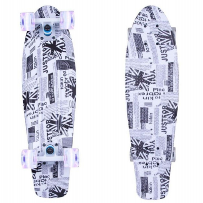 Пеннибоард-скейтборд WORKER Engly Pro 27” с освещенными колесами