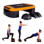 Степ платформа inSPORTline Multifun черно-оранжевая