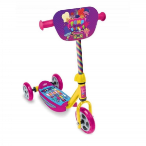 Самокат Tri Scooter Trolls фиолетово-розовый