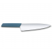 Нож кухонный шефский Victorinox Swiss Modern Carving Cornflower, 20 см, голубой, блистер арт.6.9016.202B