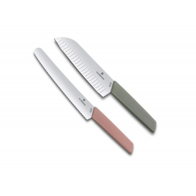 Набор ножей сантоку+хлебный Victorinox Swiss Modern арт.6.9096.22G