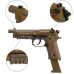 Пневматический пистолет Beretta M9A3FDE Blowback кал. 4,5 мм (с затворной задержкой) арт.5.8347