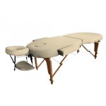 Масажний стіл 2-секційний Vigor BM2525-1.3 бежевий