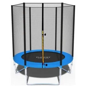 Батут Funfit 6ft (183см) синий с внешней сеткой Батут Funfit 6ft (183см) синий с внешней сеткой