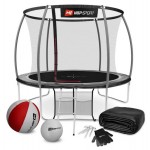 Батут Hop-Sport Premium 10ft (305 см) чорно-сірий