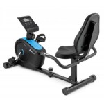 Горизонтальний велотренажер Hop-Sport HS-2050L Beat синій