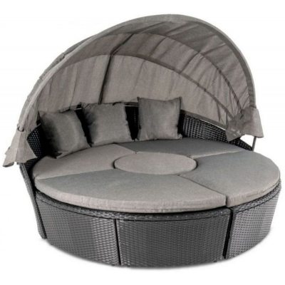 Садові меблі Di Volio MILANO чорно-сірі