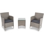 Садові меблі Di Volio Siena Сірий/графітовий