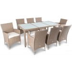 Садовая мебель Di Volio VERONA 8+1 бежево-кремовый