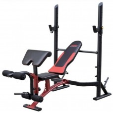 Скамья для жима York Fitness Delta Pro 2000 с стойкой для штанги и партой Скотта