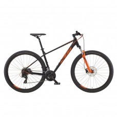 Велосипед KTM CHICAGO 292 29" рама M/43, матовий чорний (помаранчевий), 2022