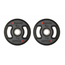 Олімпійські диски Hammer PU Weight Discs 2 по 5 кг 4707