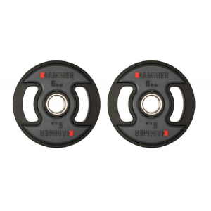 Олімпійські диски Hammer PU Weight Discs 2 по 5 кг 4707