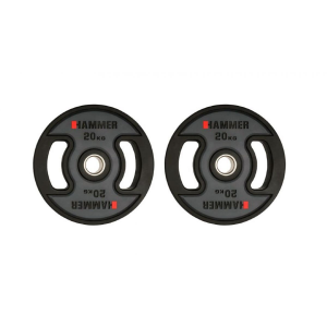 Олімпійські диски Hammer PU Weight Discs 2*20 кг 4710 Олімпійські диски Hammer PU Weight Discs 2*20 кг 4710