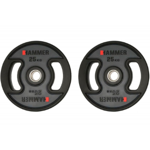 Олімпійські диски Hammer PU Weight Discs 2*25 кг 4711