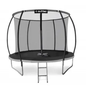 Батут Outtec Premium 10ft (312см) черно-серый с внутренней сеткой Батут Outtec Premium 10ft (312см) черно-серый с внутренней сеткой