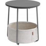 Журнальний столик Leobert Sharp з кошиком сірий