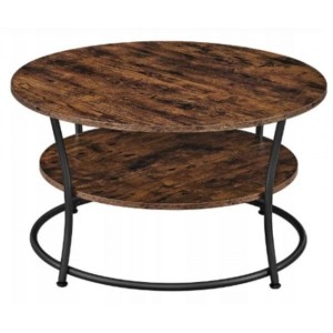 Журнальный столик Leobert Vasagle 80 x 80 x 45см в стиле Loft Журнальный столик Leobert Vasagle 80 x 80 x 45см в стиле Loft