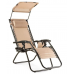 Шезлонг лежак Outtec Zero Graviti Sun раскладной с козырьком беж