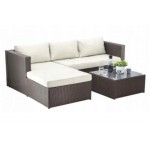 Садові меблі Chomik GARDEN LINE ATRANI коричневі + кремові подушки