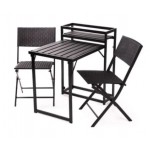 Комплект садових меблів Jumi Kirbi New зі складним столом і 2 стільцями