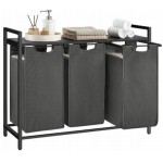 Кошик для білизни Leobert Chariot з трьома відділеннями 3 x 38 л