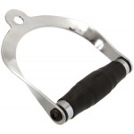 Ручка для тяги York Fitness с резиновой рукояткой, хром