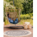 Бразильское кресло - гамак Outtec Boho XXL серый, хлопок