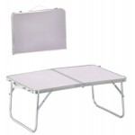 Стіл туристичний Chomik Garden Line HOLMEN 60x40x26,5см складний білий