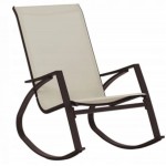 Садове крісло-гойдалка Chomik KIVI коричневе