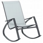 Садове крісло-гойдалка Chomik KIVI сіре